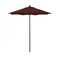 California Umbrella 7.5' Black Aluminum Market Patio Umbrella, Olefin Terrace Adobe 194061334867 - alternate 1